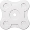 Ekena Millwork Luna Architectural Grade PVC Contemporary Ceiling Medallion, 30"OD x 3"ID x 10 1/2"C x 1"P CMP30LA-03000 - alternate 1